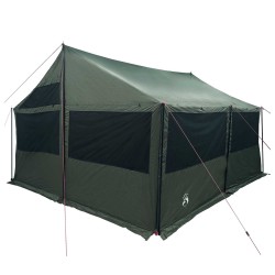 Tente familiale avec toit Vert armée 450 x 400 x 265 cm 648905648905