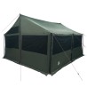 Tente familiale avec toit Vert armée 450 x 400 x 265 cm 648905648905