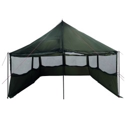 Tente familiale avec toit Vert armée 450 x 400 x 265 cm 648905648905
