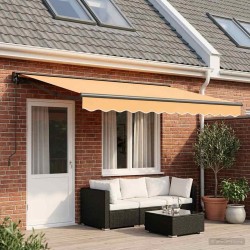 Auvent rétractable manuel Sable 4 × 3,5 m 648917648917