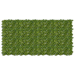 Écran de balcon avec feuilles Vert et jaune 200 x 100 cm 648922648922