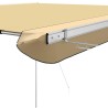 Auvent de camping-car et caravane 2x2,5x2,15 m Beige 648927648927