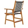 Chaises de jardin 8 pcs en bois d'acacia massif 648934648934