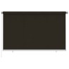Store roulant d'extérieur 245 (l) x 140 (H) cm marron HDPE 648953648953