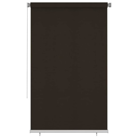 Store roulant d'extérieur 145 (l) x 230 (H) cm marron HDPE 648958648958