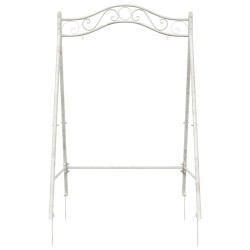 Cadre de balançoire Blanc antique 113 x 121,5 x 168 cm Acier 648959648959