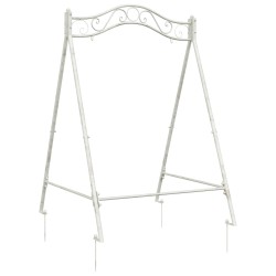 Cadre de balançoire Blanc antique 113 x 121,5 x 168 cm Acier 648959648959