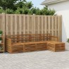 Ensemble de canapés d'extérieur 5 pcs Naturel 648982648982