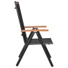 Ensemble à manger de jardin 7 pcs Aluminium Noir 648984648984