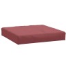 Coussins de palette lot de 3 rouge bordeaux mélangé tissu 649017649017