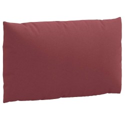 Coussins de palette lot de 3 rouge bordeaux mélangé tissu 649017649017