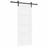 Porte coulissante Blanc 83 x 202 cm Bois de pin massif 649018649018