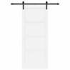 Porte coulissante Blanc 83 x 202 cm Bois de pin massif 649018649018