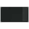 Crédence de cuisine 2 pcs Noir 110 x 60 cm verre trempé 649019649019