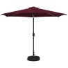 Parasol de jardin avec lumières LED et base 300 x 300 cm 649027649027