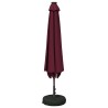 Parasol de jardin avec lumières LED et base 300 x 300 cm 649027649027