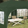 Tente de fête pop-up 575 x 288 x 245 cm Vert Tissu Oxford 649035649035