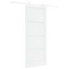 Porte coulissante Blanc 83 x 202 cm Bois de pin massif 649040649040