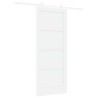 Porte coulissante Blanc 83 x 202 cm Bois de pin massif 649040649040