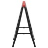 Tréteaux de travail pliables 2 pcs PP Noir et rouge 350 kg 649043649043