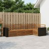 Ensemble de canapé d'angle 5 pcs Naturel Bois d'Acacia Massif 649058649058