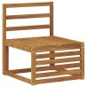 Ensemble de canapé d'angle 5 pcs Naturel Bois d'Acacia Massif 649066649066