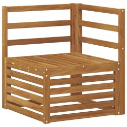 Ensemble de canapé d'angle 5 pcs Naturel Bois d'Acacia Massif 649066649066