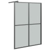 Écran de douche 140x195 cm Verre trempé foncé 649069649069