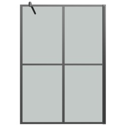 Écran de douche 140x195 cm Verre trempé foncé 649069649069