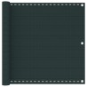 Écran de balcon Vert foncé 90 x 700 cm HDPE et Aluminium 649082649082