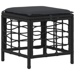 Ensemble de salle à manger pour jardin 3 pcs Noir et gris 649087649087