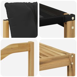 Ensemble de canapés d'extérieur 6 pcs Blanc et noir 649102649102