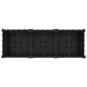 Jardinière avec Roues Noir 120 x 40 x 29 cm PP 649151649151