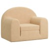 Canapé-lit pour enfants crème peluche douce 649152649152