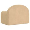 Canapé-lit pour enfants crème peluche douce 649152649152
