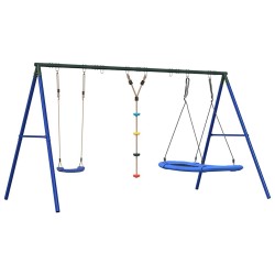 Jeu extérieur avec balançoire, balançoire à disque et nid 649155649155