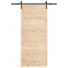 Porte coulissante Naturel 80 x 208 cm Bois de pin massif 649165649165