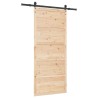 Porte coulissante Naturel 80 x 208 cm Bois de pin massif 649165649165