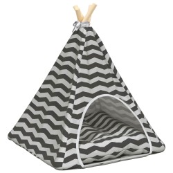Teepee pour animaux de compagnie avec coussin 50 x 50 x 60 cm 649169649169