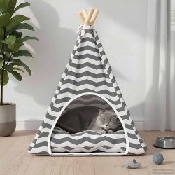 Teepee pour animaux de compagnie avec coussin 50 x 50 x 60 cm 649169649169