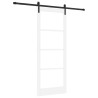 Porte coulissante ORKDAL Blanc et Noir 83 x 211 cm 649173649173