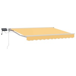 Cadre de store manuel avec LEDs Sable 2,5 x 2 m 649178649178