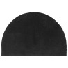 Tapis de porte noir demi-rond 40x60 cm fibre de coco touffeté 649183649183