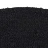 Tapis de porte noir demi-rond 40x60 cm fibre de coco touffeté 649183649183
