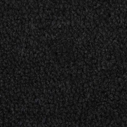 Tapis de porte noir demi-rond 40x60 cm fibre de coco touffeté 649183649183