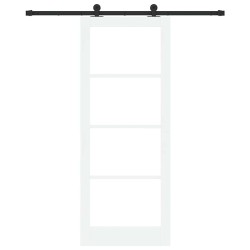 Porte coulissante ORKDAL Blanc et Noir 83 x 211 cm 649187649187