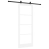 Porte coulissante ORKDAL Blanc et Noir 83 x 211 cm 649187649187