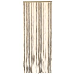Rideau de porte anti-insectes multicolore 90 x 200 cm Bambou 649194649194
