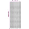 Rideau de porte anti-insectes multicolore 90 x 200 cm Bambou 649194649194
