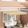 Cadre d'auvent Jaune et Gris 250 x 200 cm 649200649200